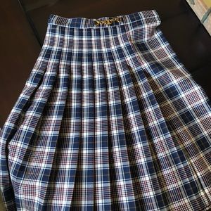 Tory Burch pleated fall skirt